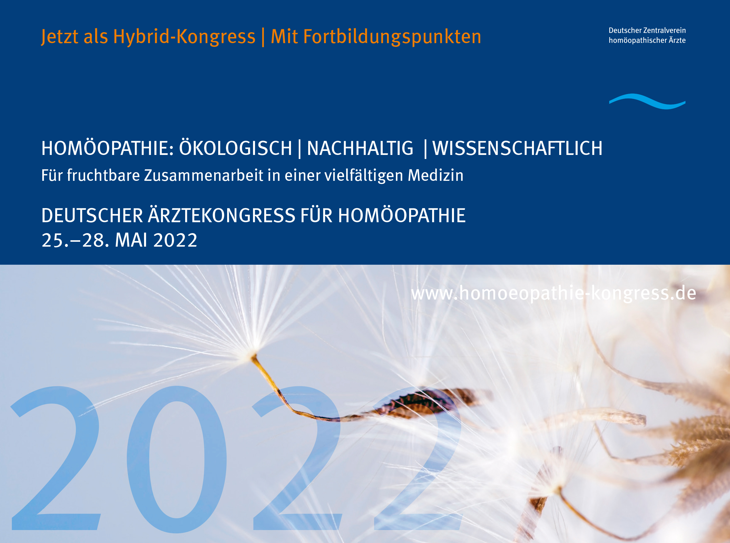 DZVhÄ-Kongress Mai 22: Homöopathie-Forschung in der Praxis